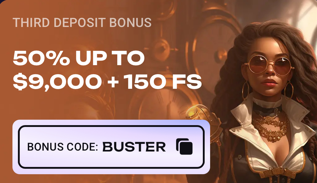 Spirit Casino third deposit bonus BUSTER