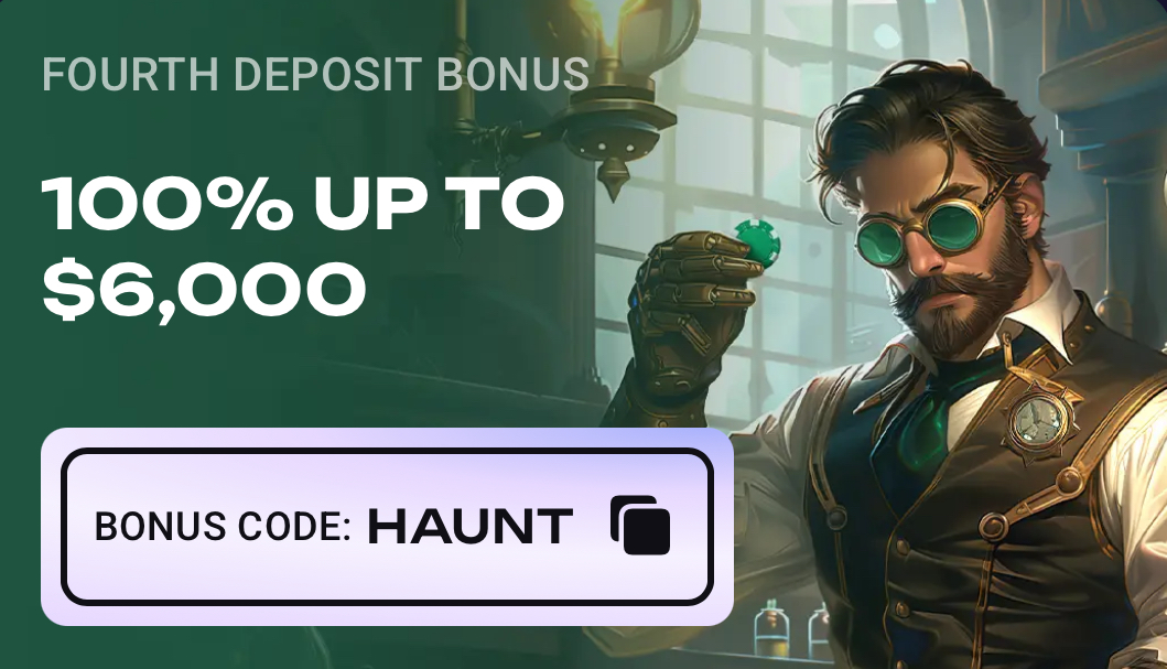 Spirit Casino fourth deposit bonus HAUNT