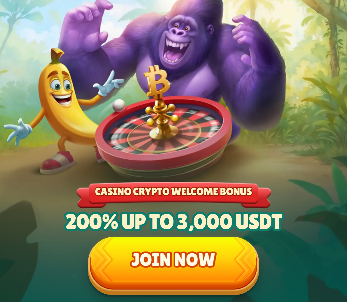 GoKong crypto casino welcome bonus 200% up to 3,000 USDT