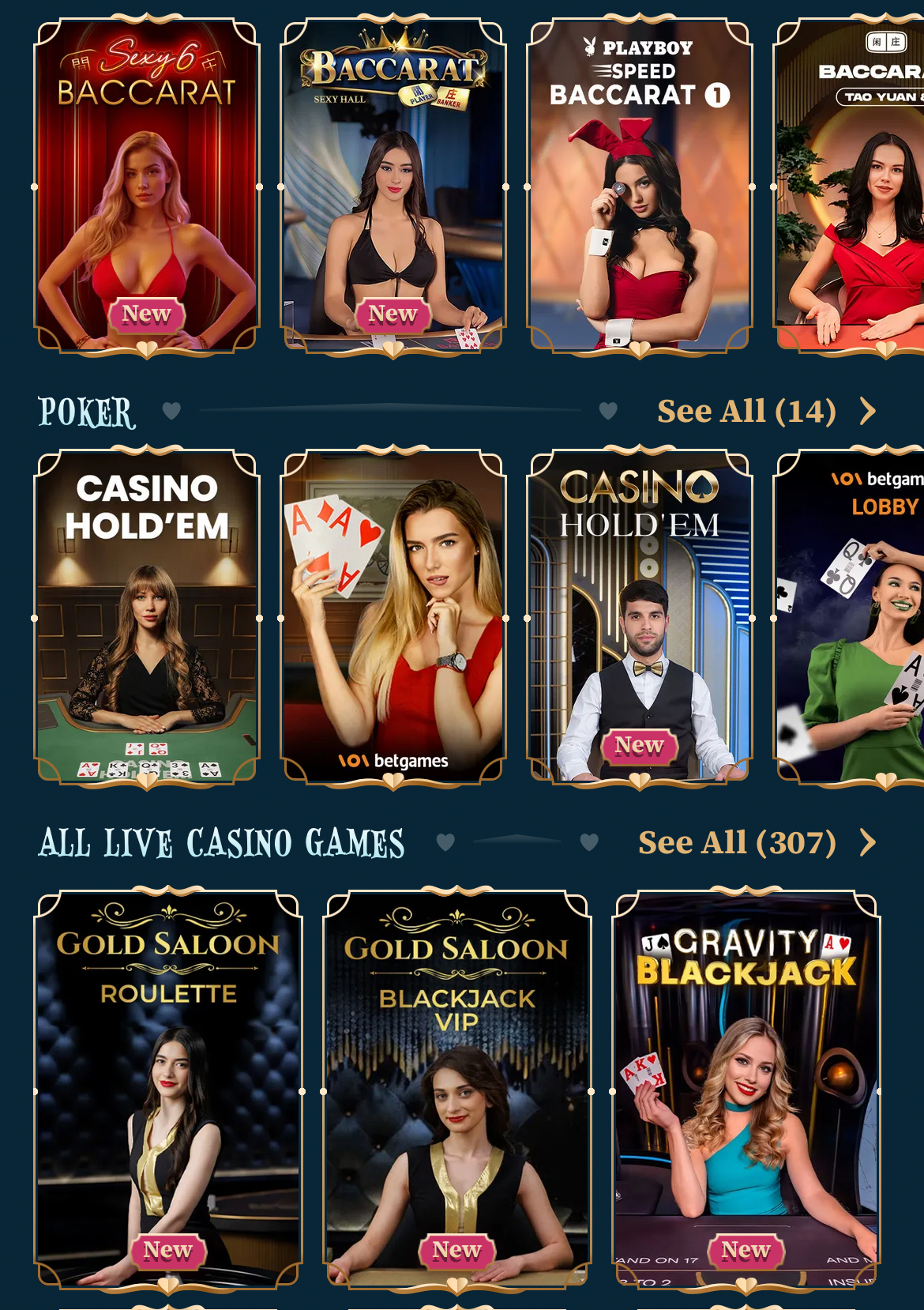 BetAlice live casino Oceania