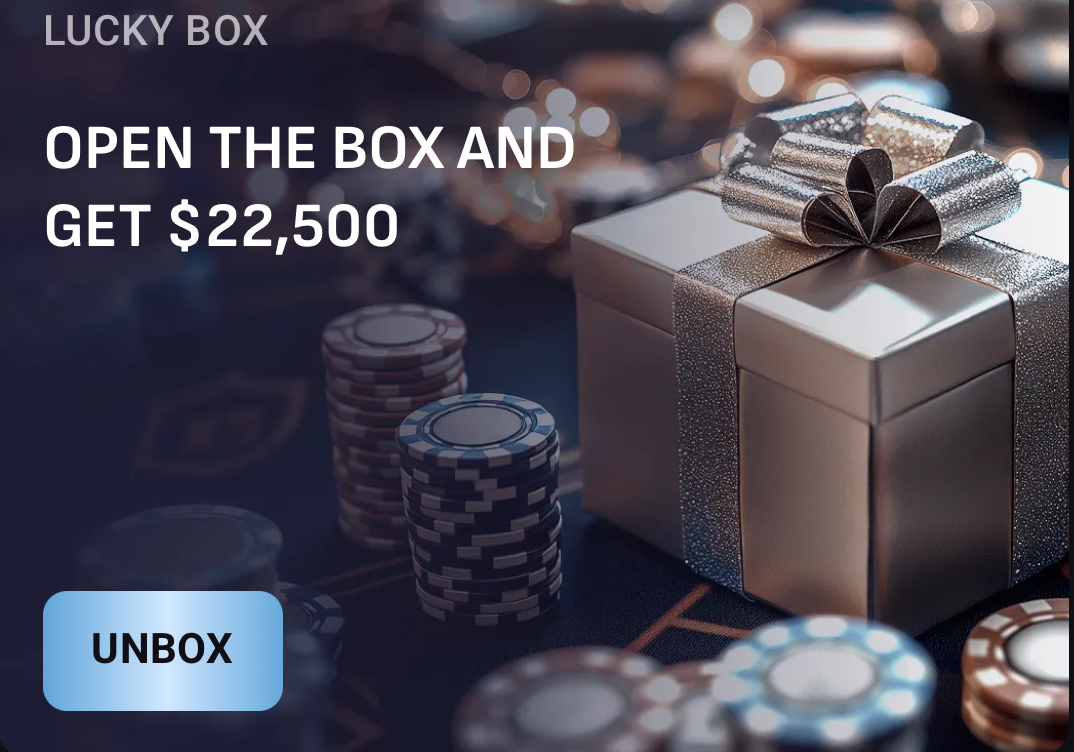 SlotLounge Lucky Box bonus feature offering up to 22,500 dollars