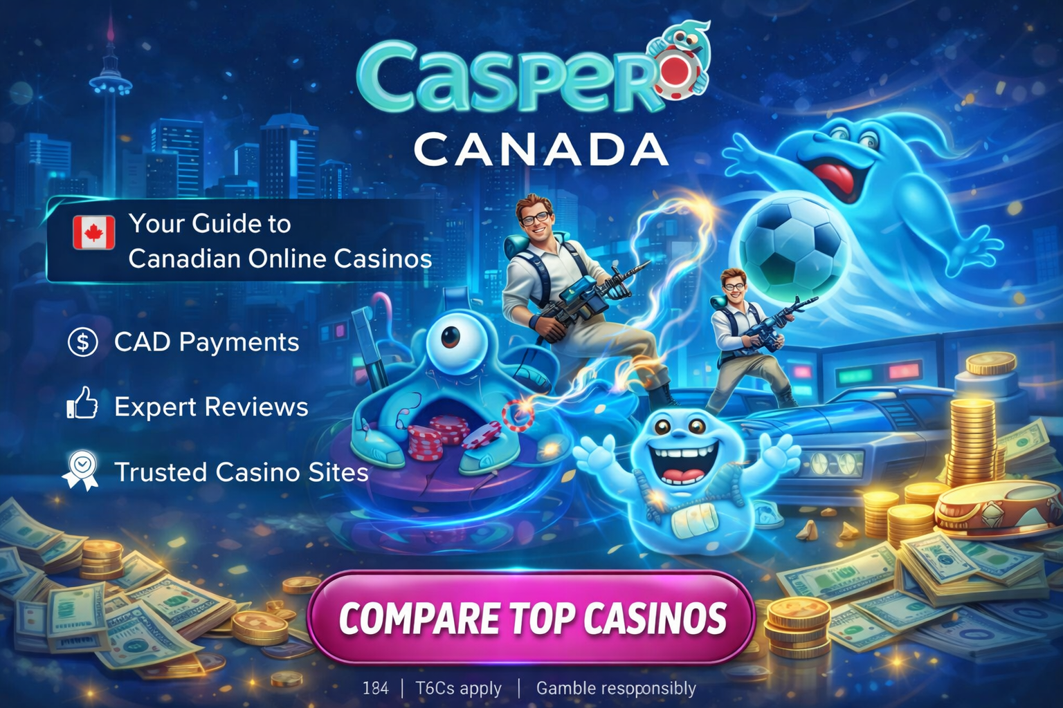 Caspero Casino Canada official logo and branding