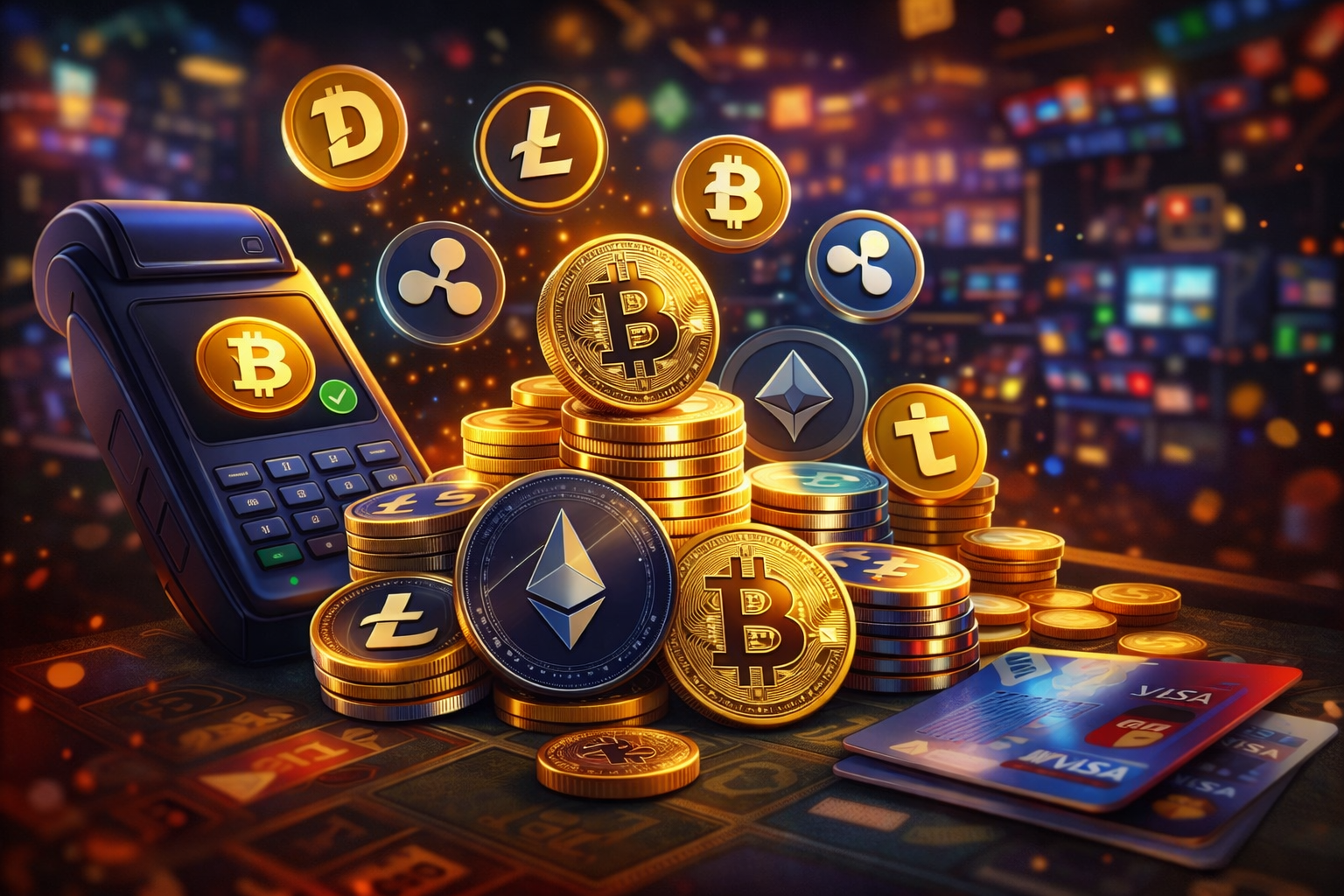 RX Casino Canada payment options including crypto and card methods