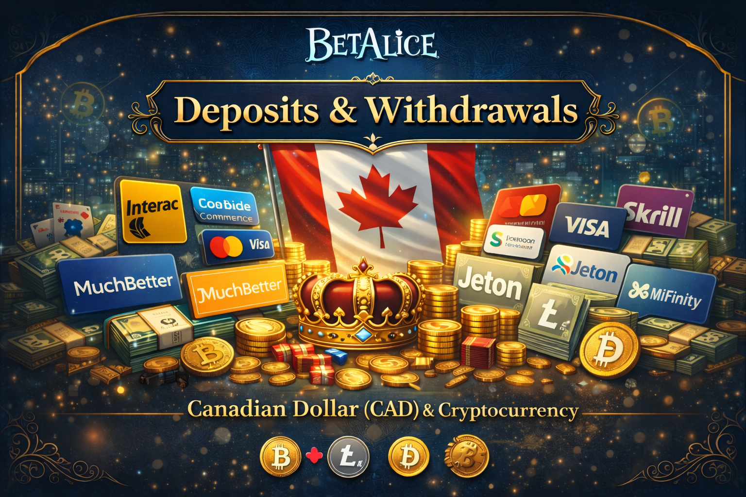BetAlice Deposits & Withdrawals – Payments Methods & Crypto Friendly