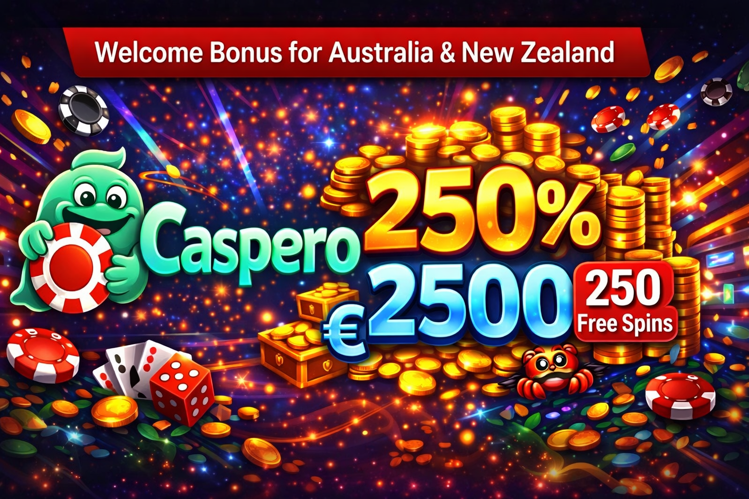 Caspero Casino Australia review & bonuses