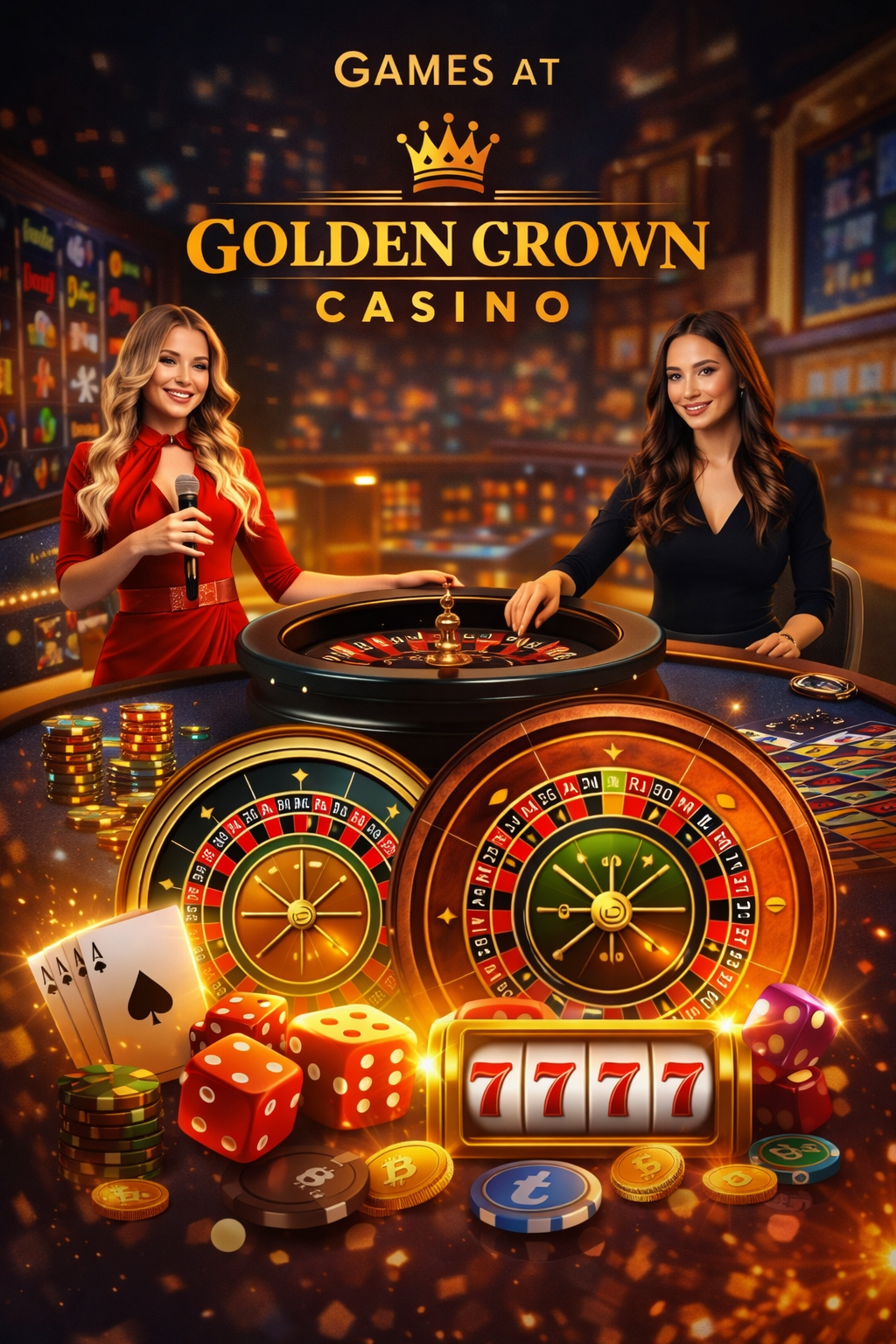 Golden Crown Casino games – slots, live casino, roulette and crypto games