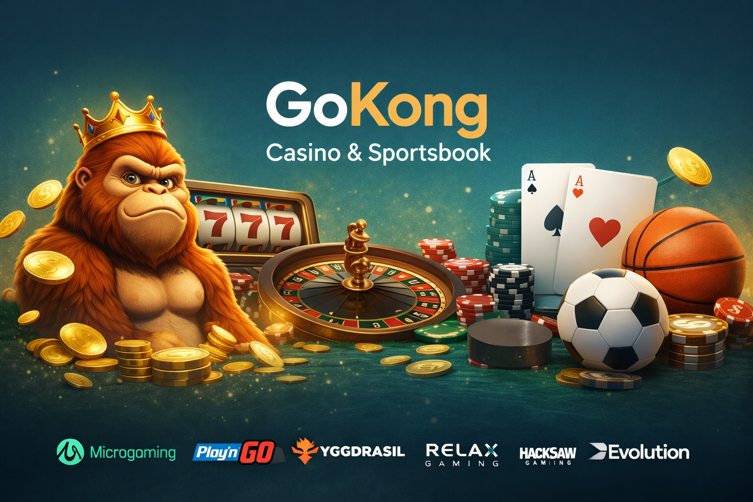 GoKong Casino games and providers – slots, live casino and sportsbook