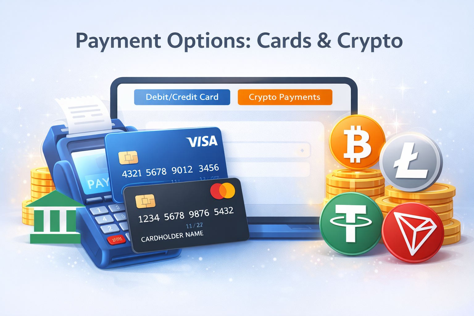 BetLabel payments overview – cards and crypto