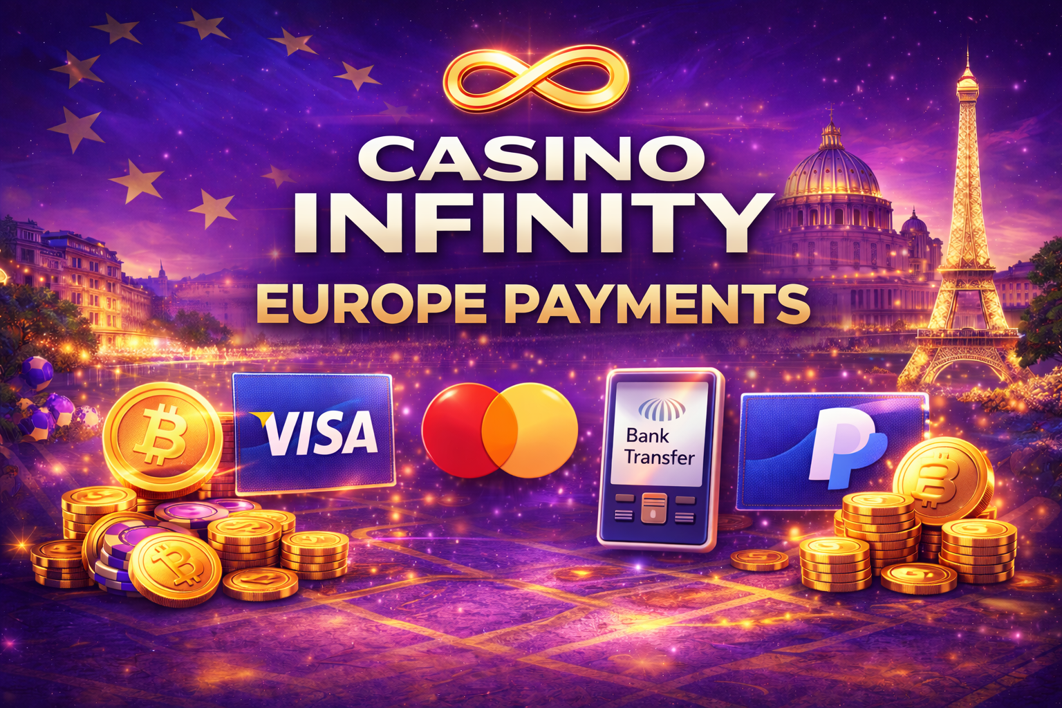 Casino Infinity Europe Payments – Banking & Crypto Options