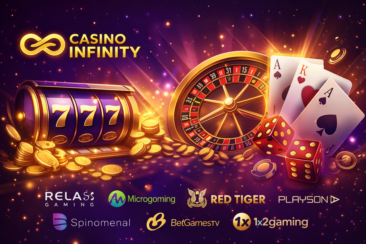 Casino Infinity Finland Games & Providers — slots and live casino