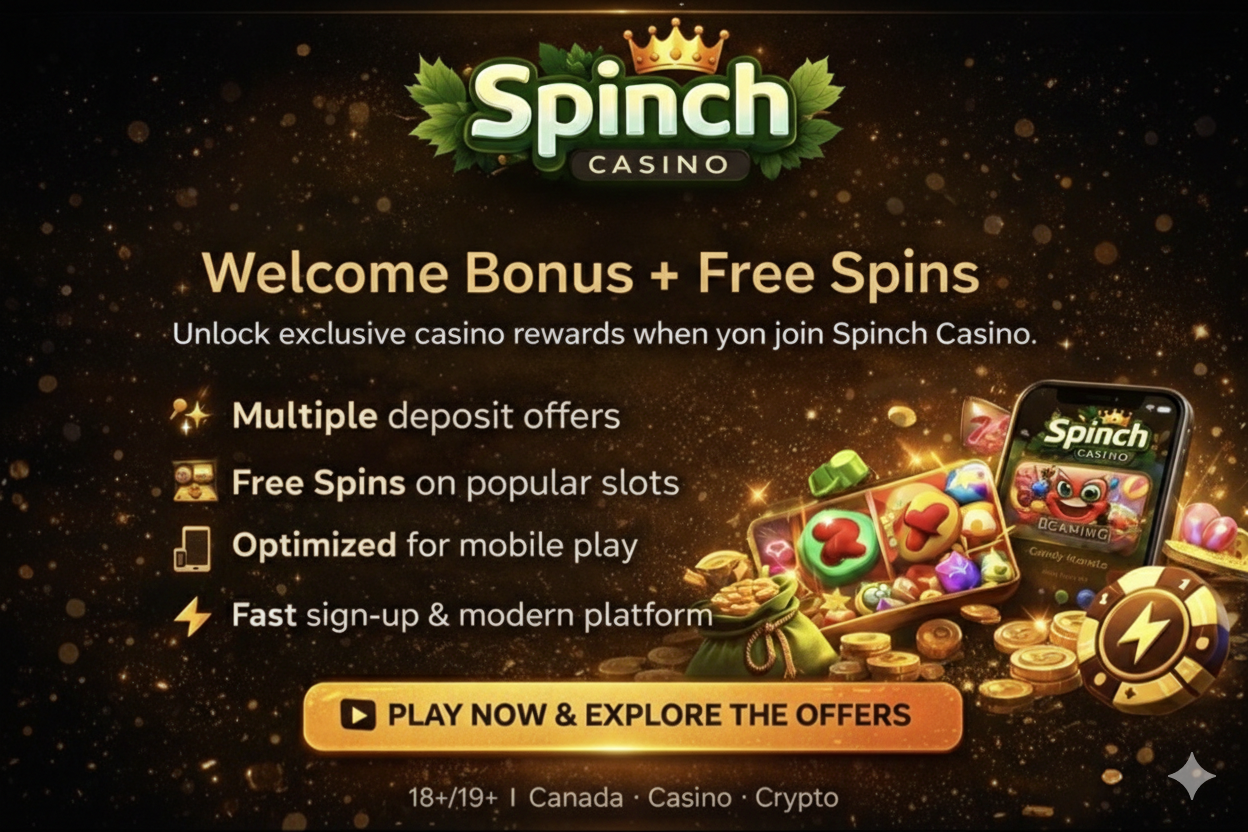 Spinch Casino Switzerland welcome bonus