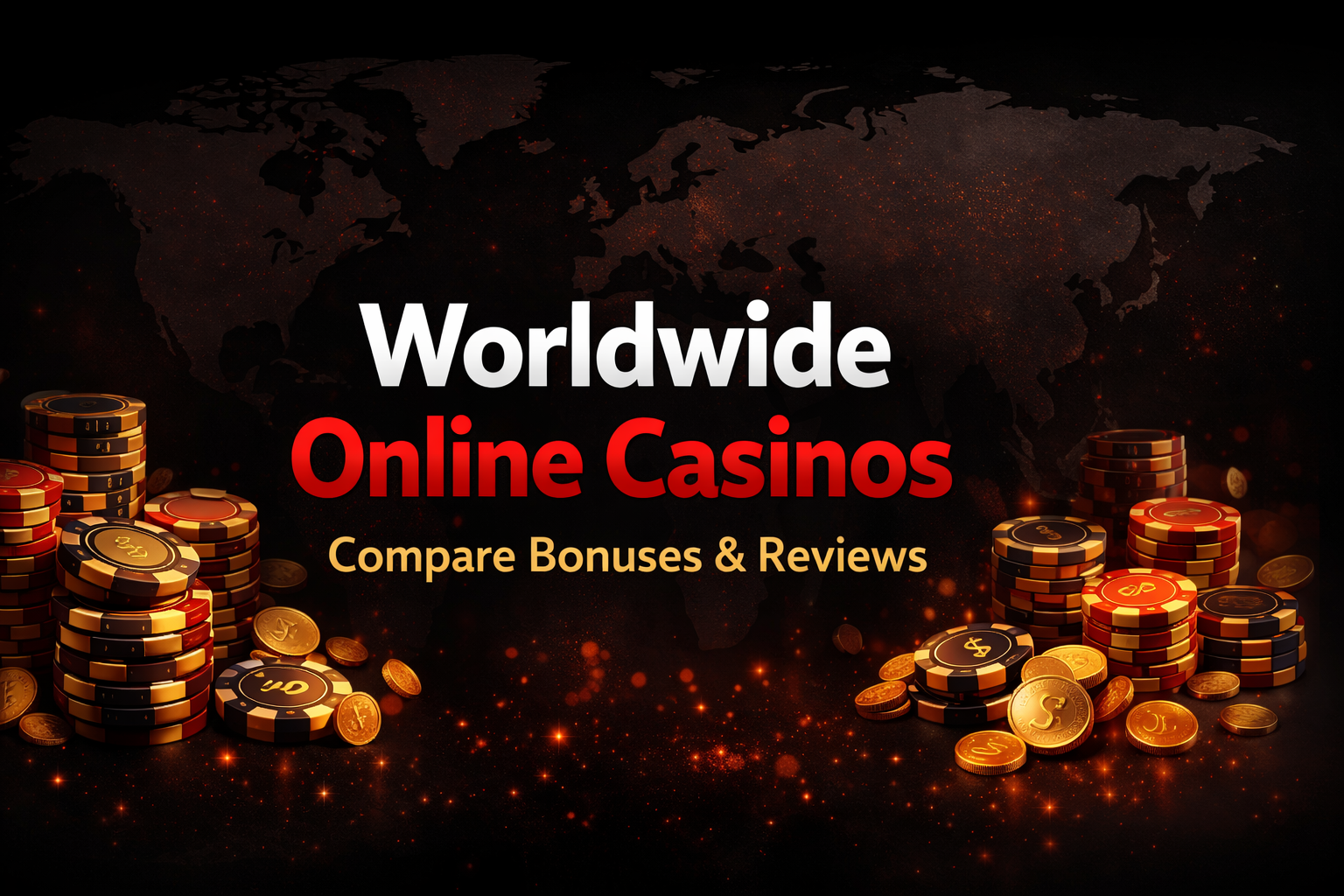 Worldwide Online Casinos – compare bonuses and reviews
