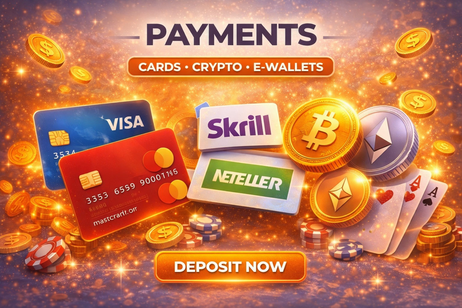 BetRiot Payments Methods