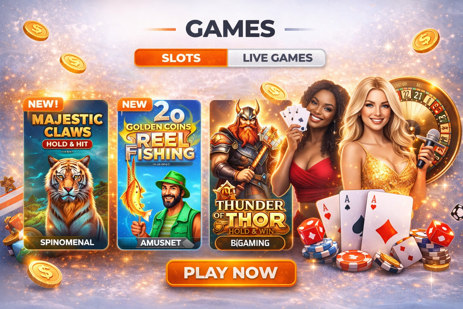 BetRiot Casino games and providers