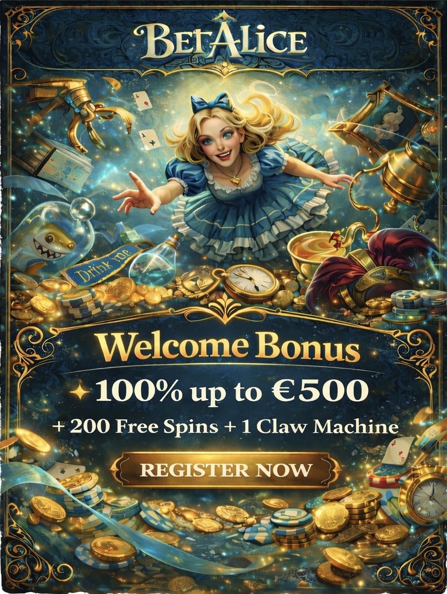 BetAlice Casino Finland welcome bonus and sportsbook