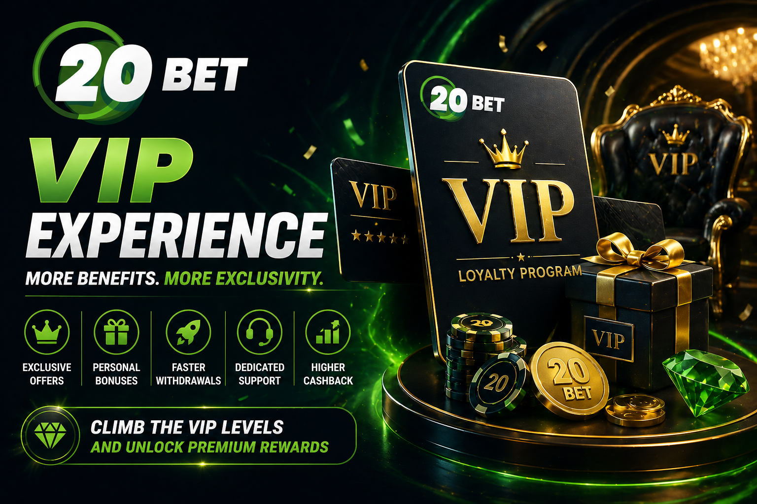 20bet Canada VIP loyalty program