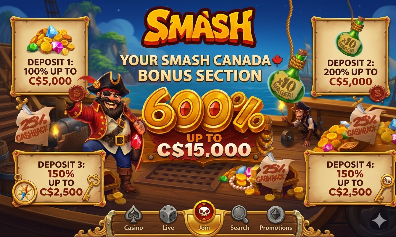 Smash Casino Canada Review – BestNorthCasinos