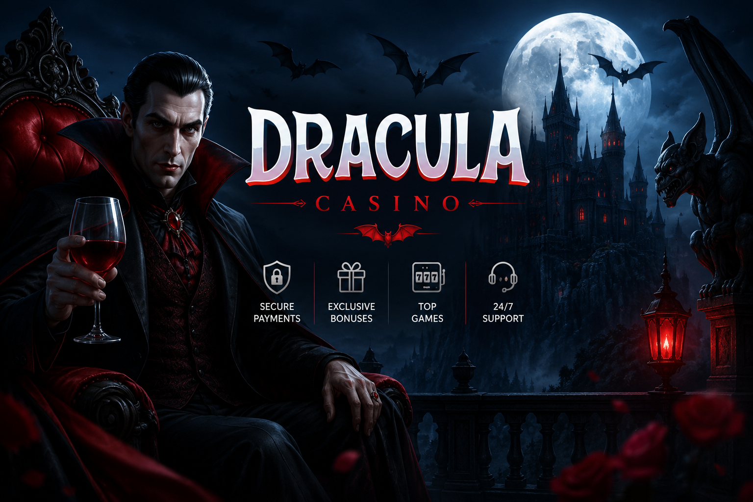 Dracula Casino Canada Review – bonus, sportsbook and Interac
