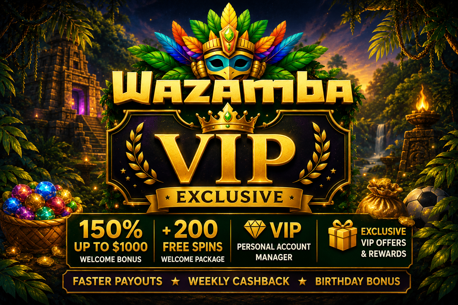 Wazamba Casino VIP Program