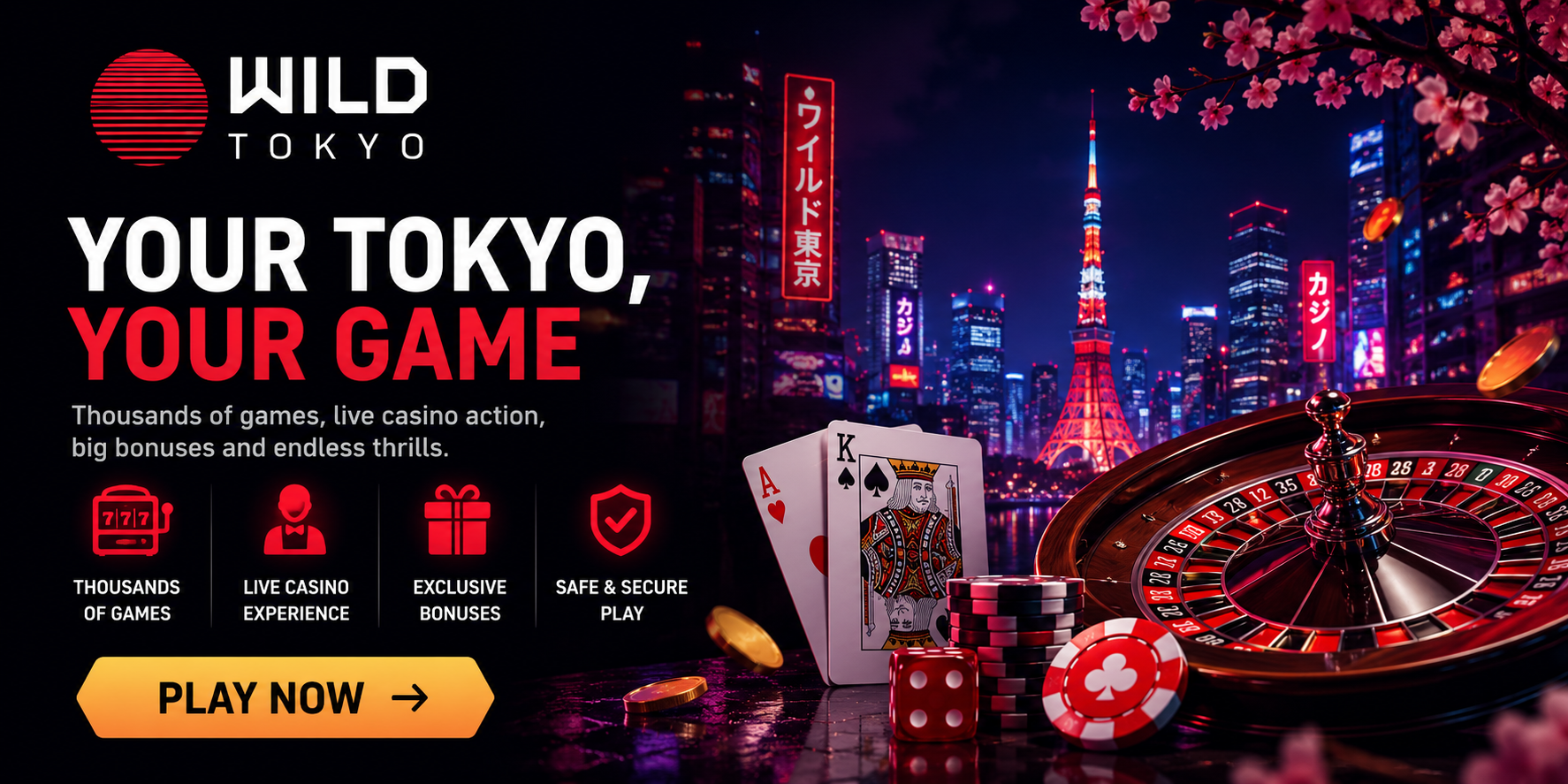 Wild Tokyo Casino Canada Review 2026 – welcome bonus, loyalty program and games
