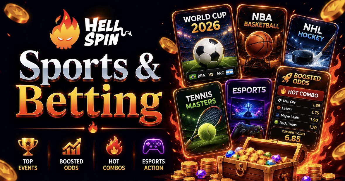 HellSpin Casino Canada sportsbook – boosted odds, esports and Hot Combo