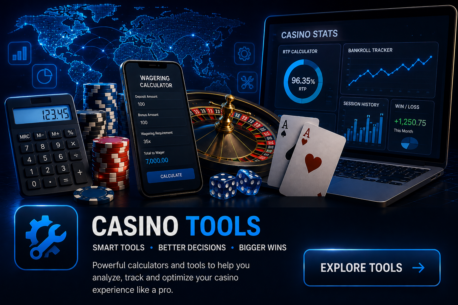 BestNorthCasinos free casino tools, calculators and guides
