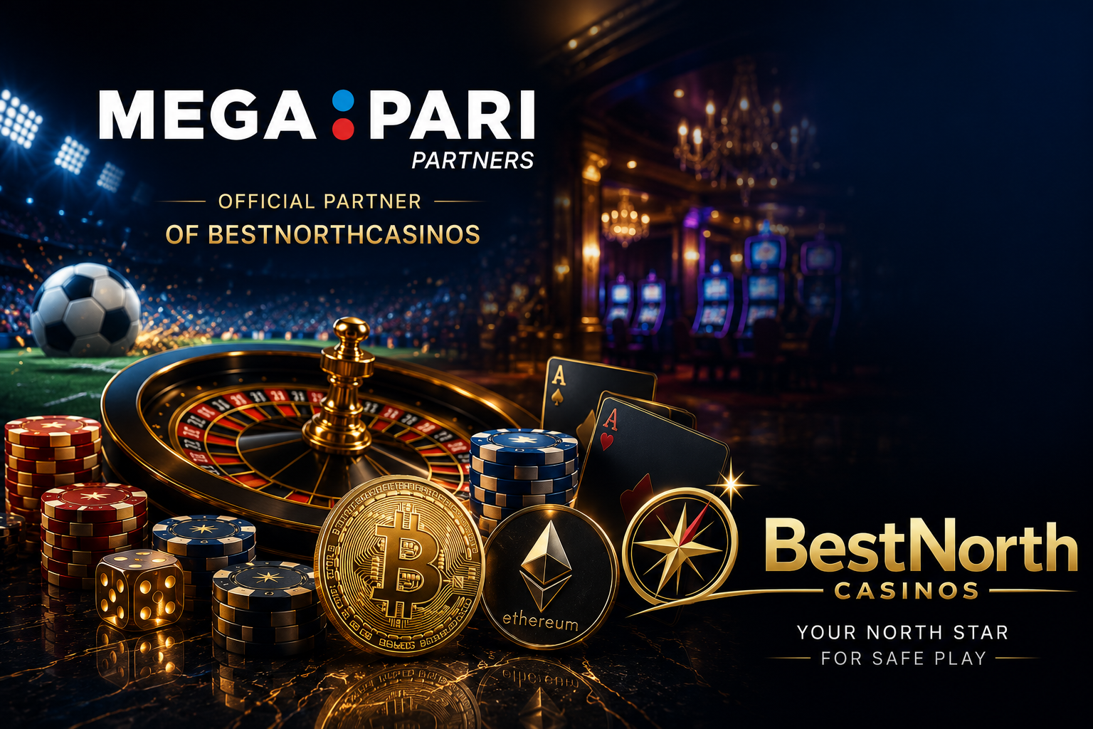 MegaPari Partners and BestNorthCasinos official partnership