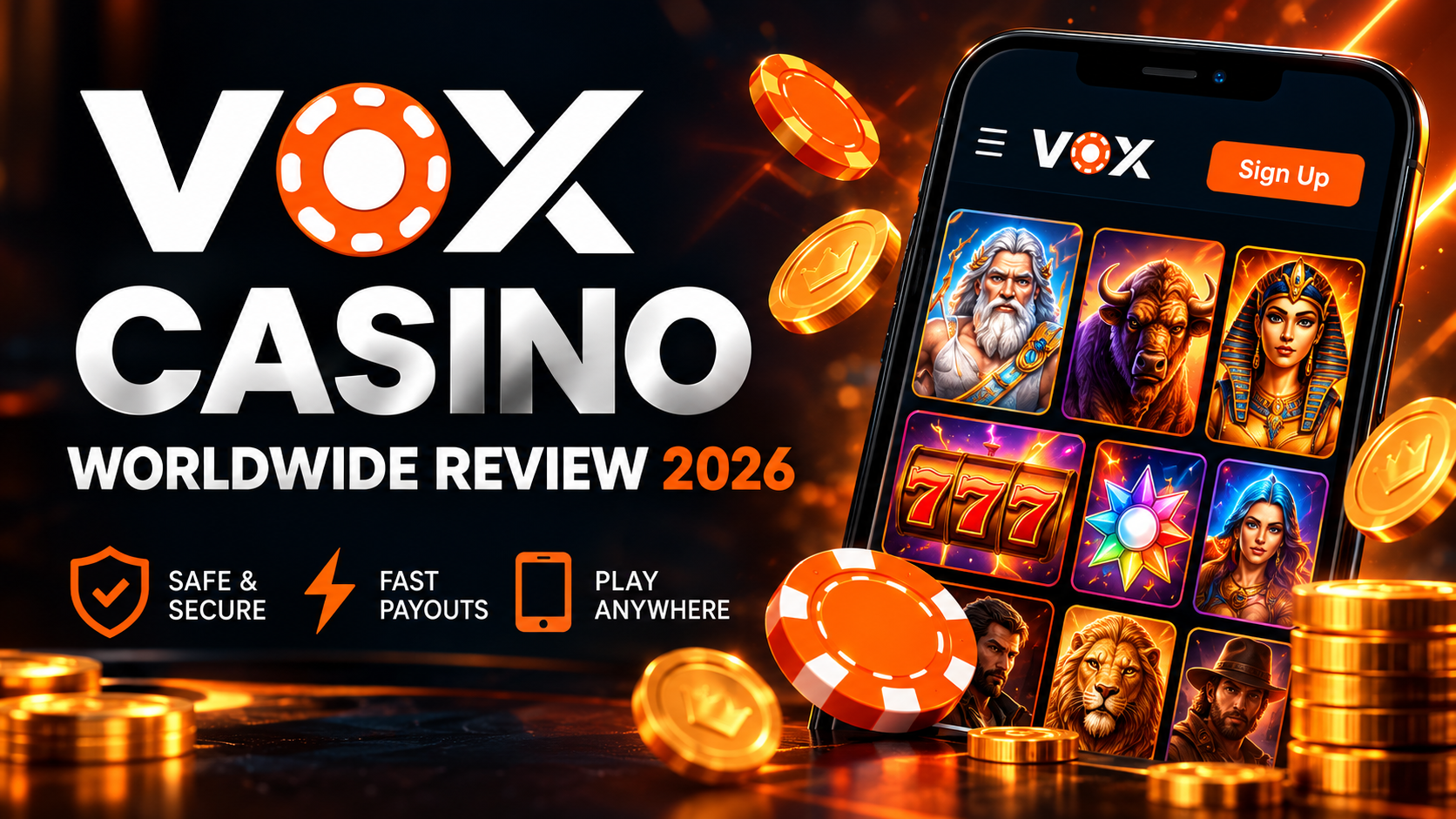 VOX Casino mobile platform reviewed by BestNorthCasinos