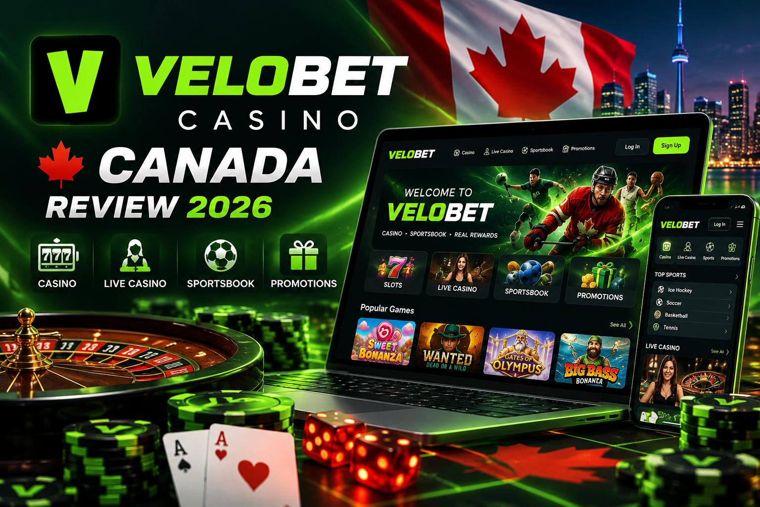 Velobet Casino Canada Review 2026 – Casino, Live Casino and Sportsbook